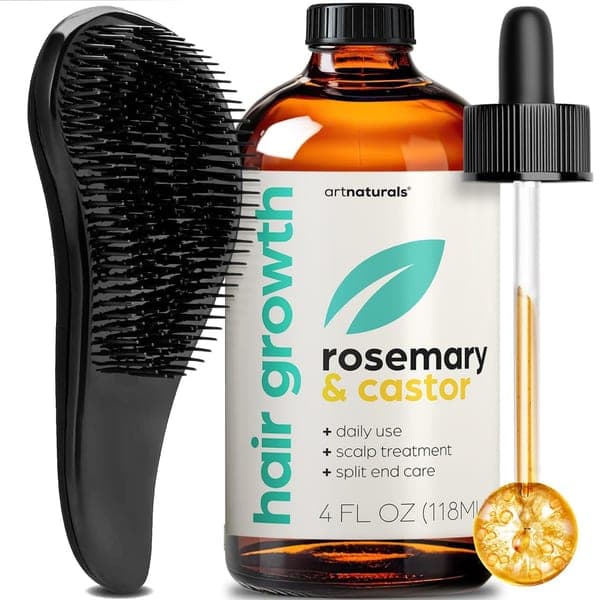 Hair Growth Oil (Rosemary + Castor, 100ml)