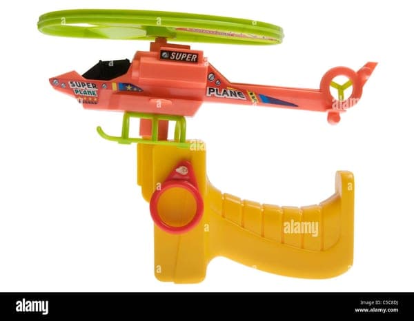 Toy Helicopter Pull-String