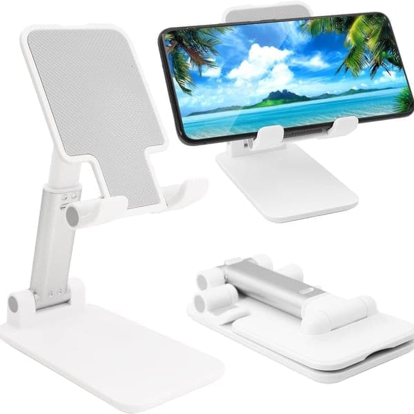 Adjustable Desktop Phone Stand Foldable Aluminum