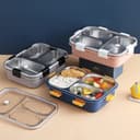 Insulated Lunch Box (3 Compartments, Stainless Steel) 1