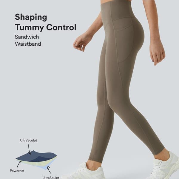 Seamless Athletic Leggings High Waist Tummy Control