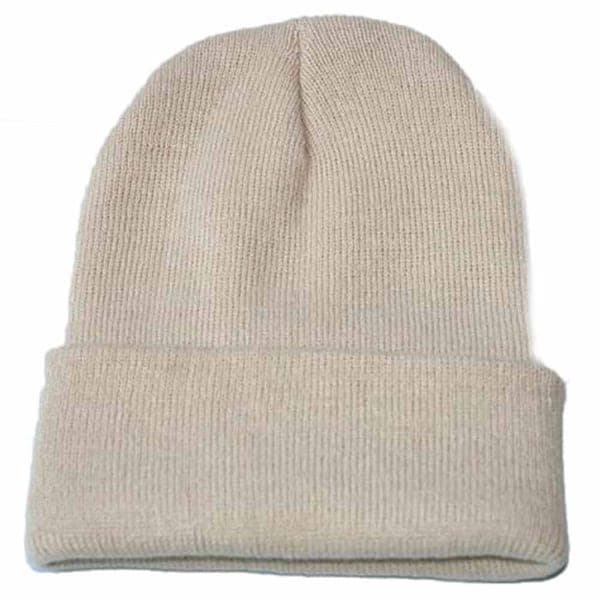 Knitted Beanie Hat Unisex Slouchy Warm Winter