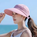 Wide Brim Sun Hat Foldable Beach Hat UV Protection 1