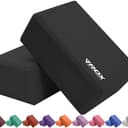 Yoga Blocks 2-Pack High Density EVA Foam Non-Slip 1