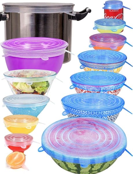 Reusable Silicone Stretch Lids (6 sizes)