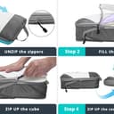 Travel Packing Cubes Set of 6 Compression Lightweight 1