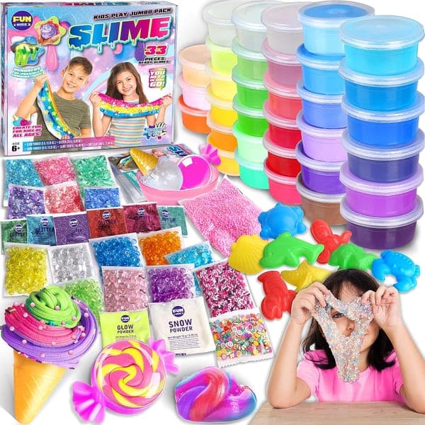 DIY Slime Making Kit for Kids 30-Colour Set