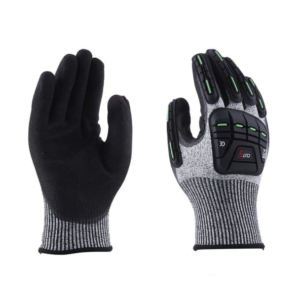 Safety Work Gloves Cut-Resistant Level 5 Anti-Vibration