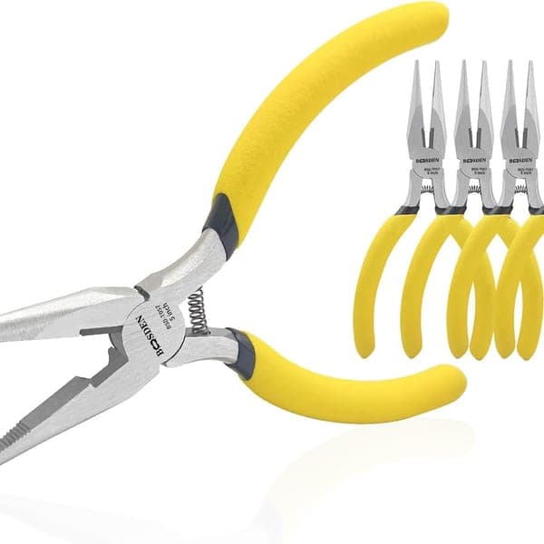 Mini Pliers Set 5-Piece Needle Nose Long Nose Cutter