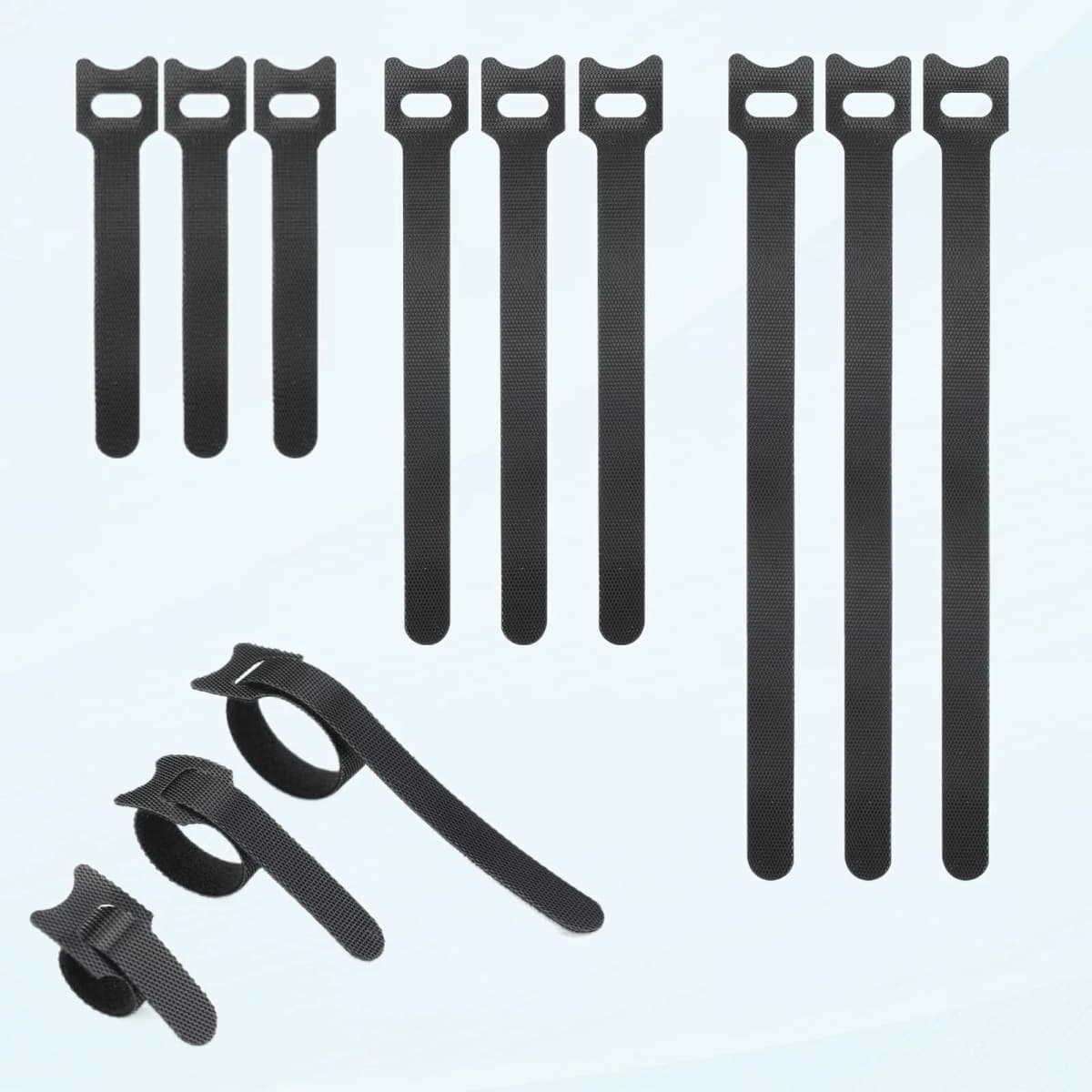 Cable Tie Organizers (Reusable Velcro, 50 pcs)
